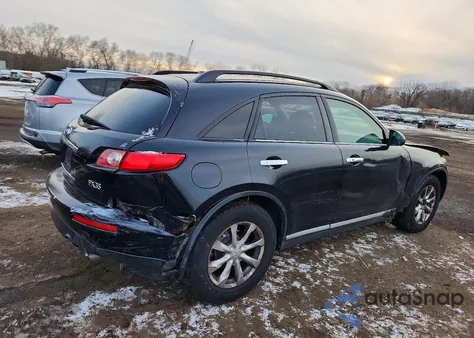 2008 Infiniti Fx35 z USA, uszkodzony, nr VIN JNRAS08W48X210059
